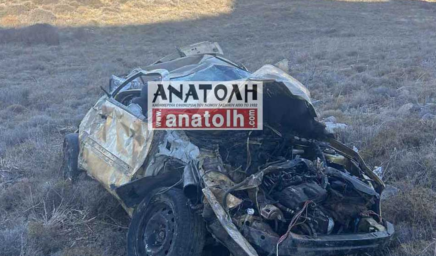 Τραγικό δυστύχημα με έναν νεκρό στην Κρήτη – Όχημα κατέληξε σε γκρεμό