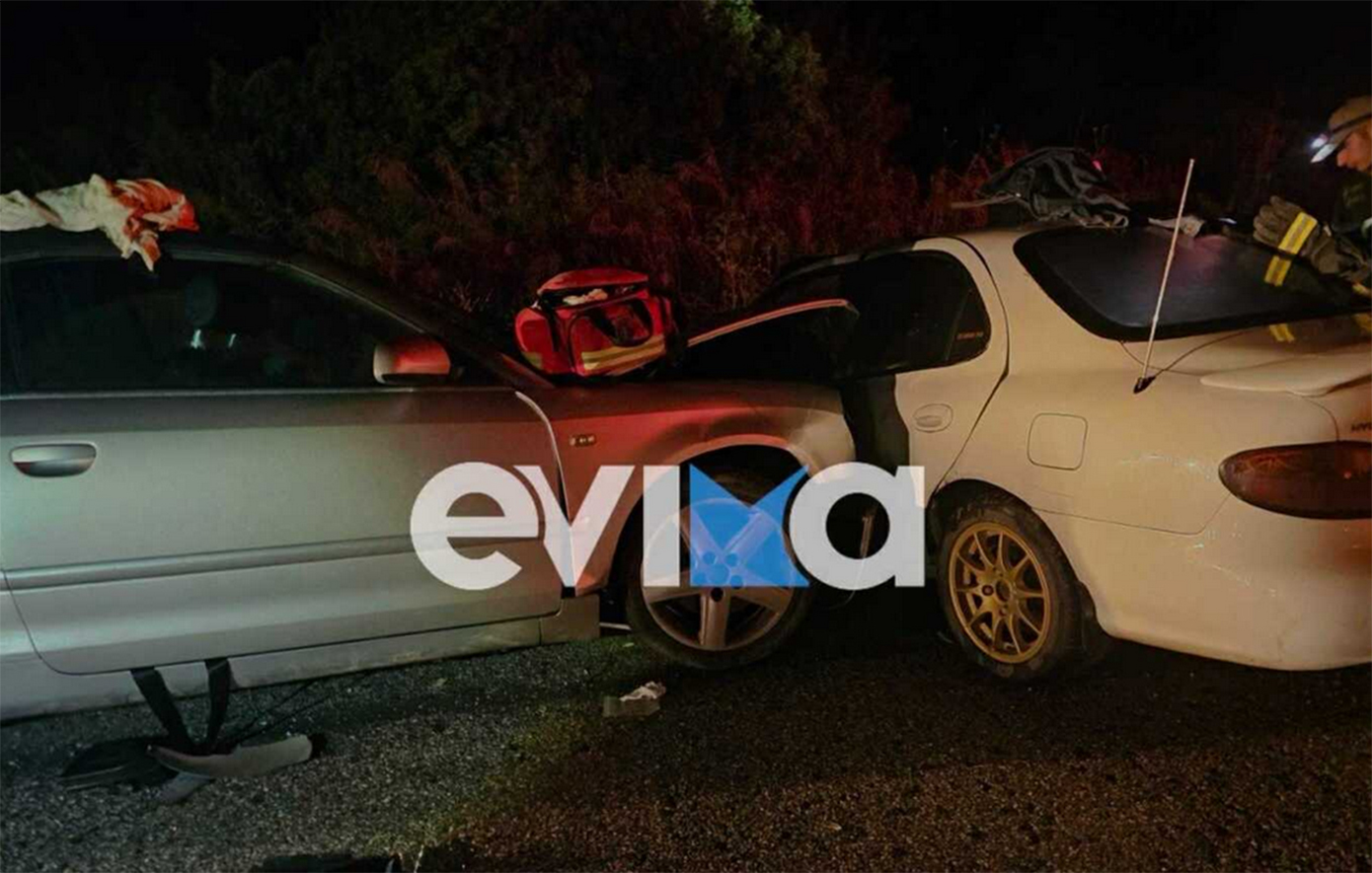 Ατύχημα με τρεις τραυματίες και επιχείρηση διάσωσης στην Εύβοια