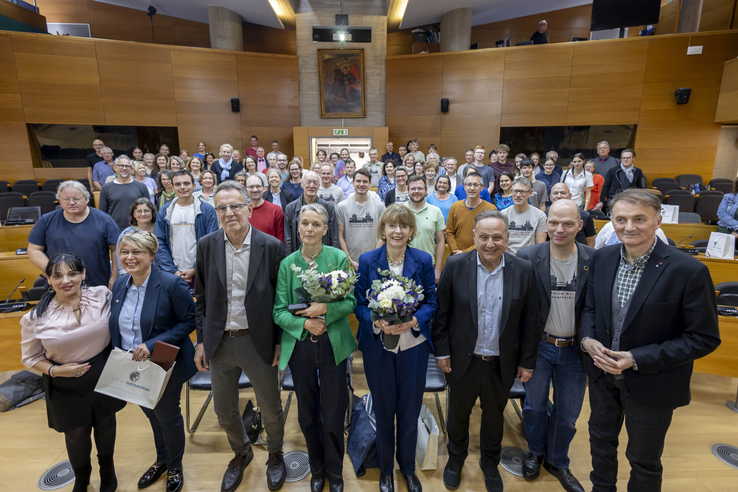 Η Δήμαρχος Κολωνίας Henriette Reker έγινε δεκτή στη Θεσσαλονίκη από τον Στέλιο Αγγελούδη