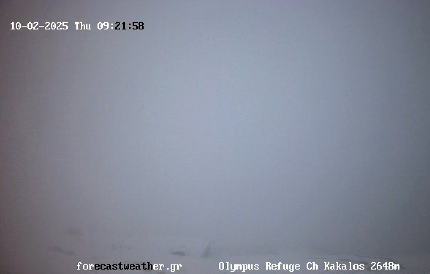 Οι πρώτες νιφάδες κάλυψαν τον Όλυμπο
