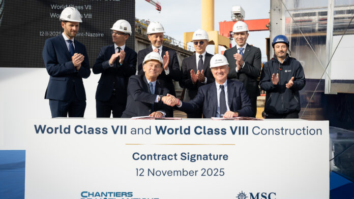 MSC CRUISES: Δύο νέες παραγγελίες για πλοία World Class στη διπλή γιορτή με τη Chantiers de l’Atlantique