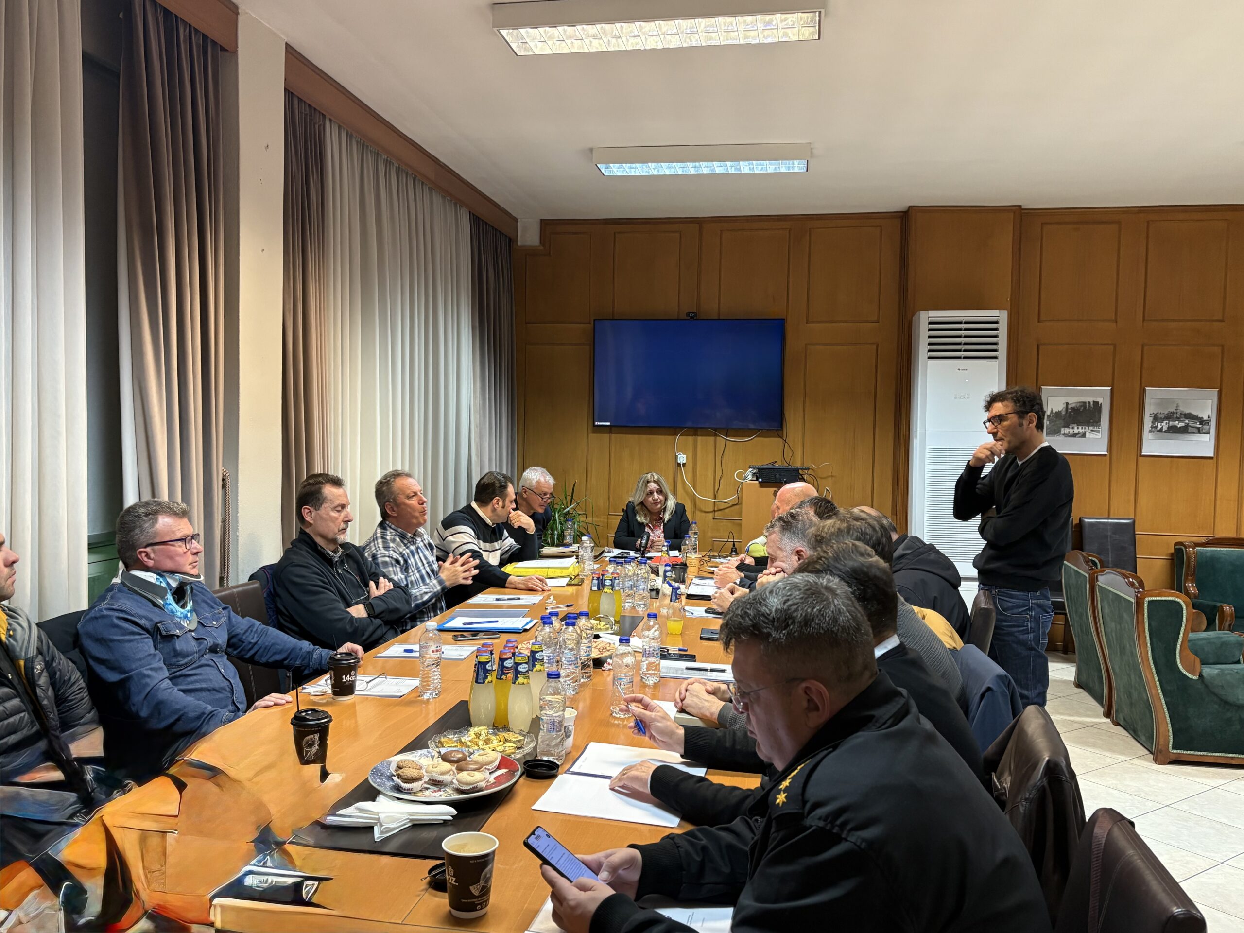 Επείγουσα σύσκεψη για την κακοκαιρία στην Π.Ε. Τρικάλων