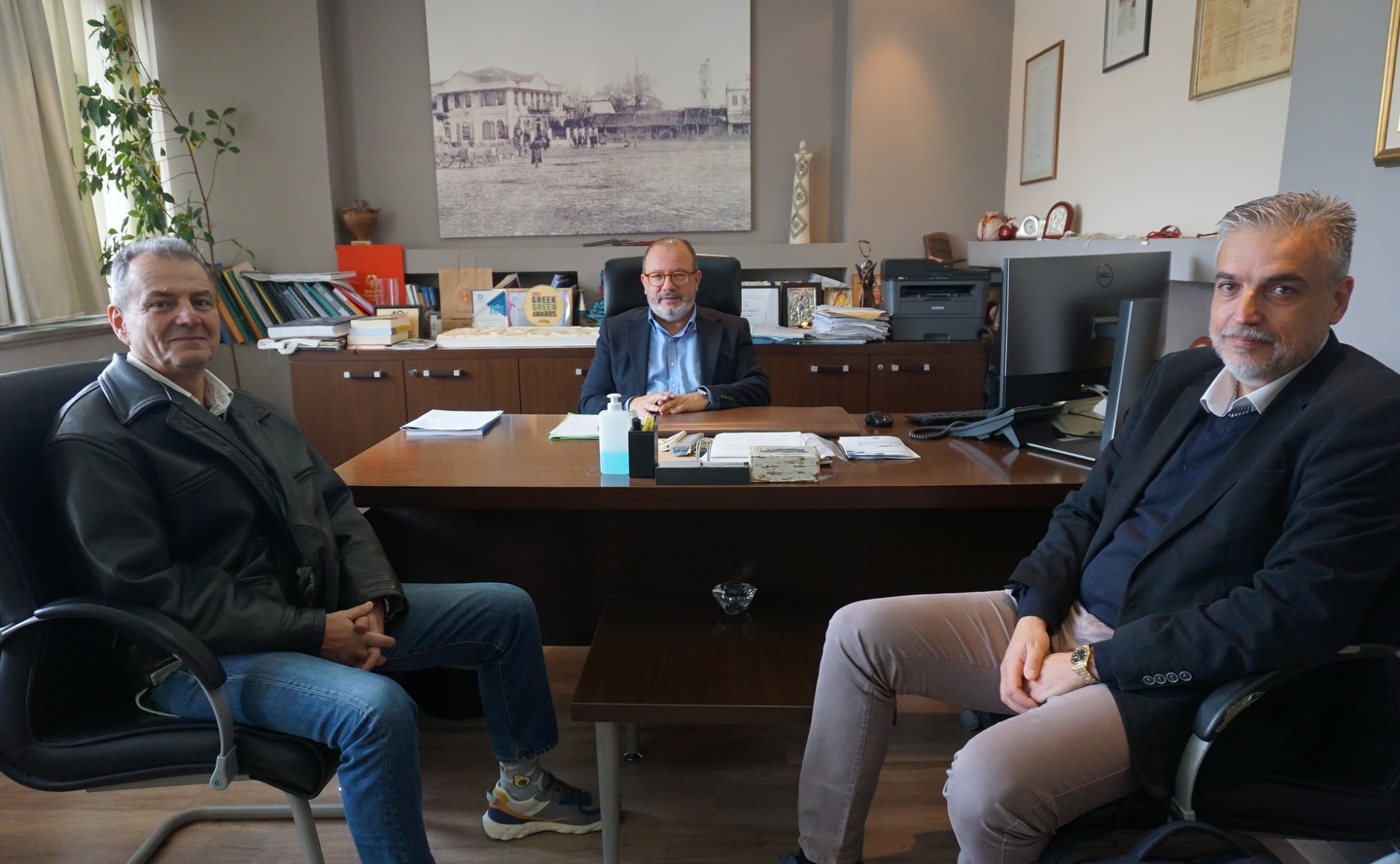 Συνάντηση Δημάρχου Κομοτηνής με τον Πρόεδρο του νεοσύστατου Τμήματος Εργοθεραπείας του ΔΠΘ