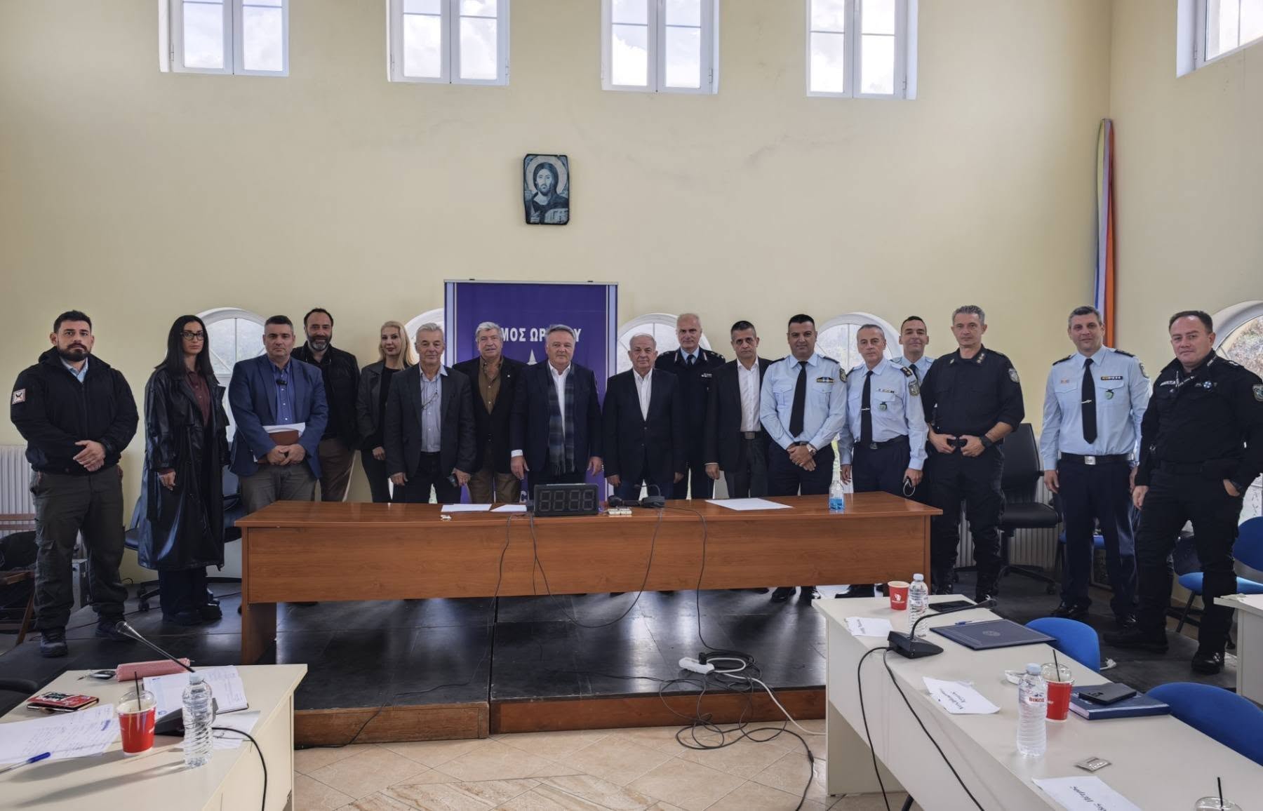 Σύσκεψη κορυφής για την εγκληματικότητα στον Δήμο Ωρωπού