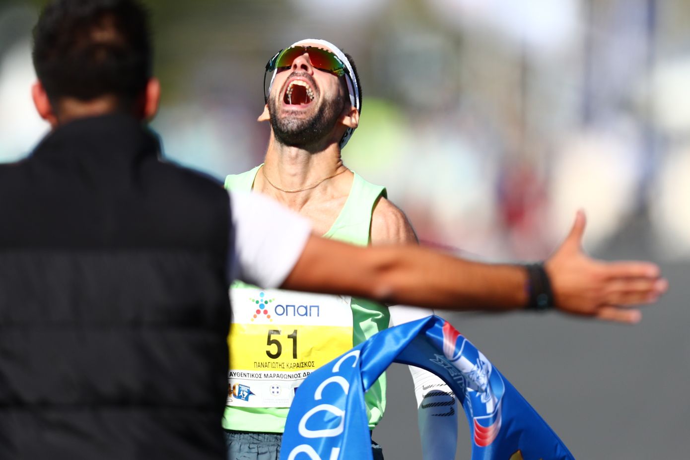 Ο Παναγιώτης Καραΐσκος, θριαμβευτής στον 42ο Αυθεντικό Μαραθώνιο