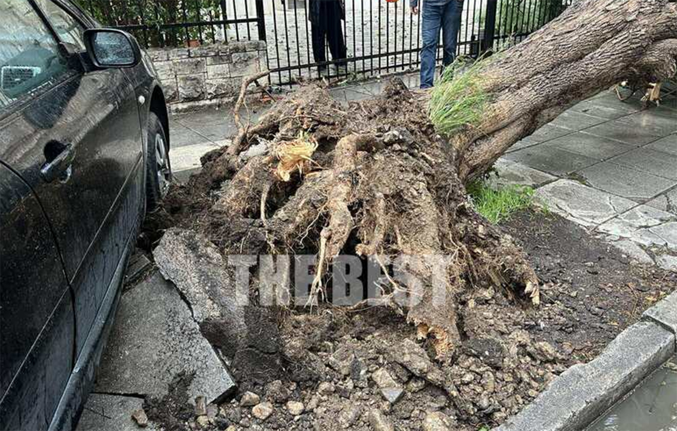 Ανεμοστρόβιλος χτύπησε εκκλησία στην Πάτρα κατά τη διάρκεια κηδείας – Ξεριζώθηκαν δέντρα, έσπασαν τζάμια