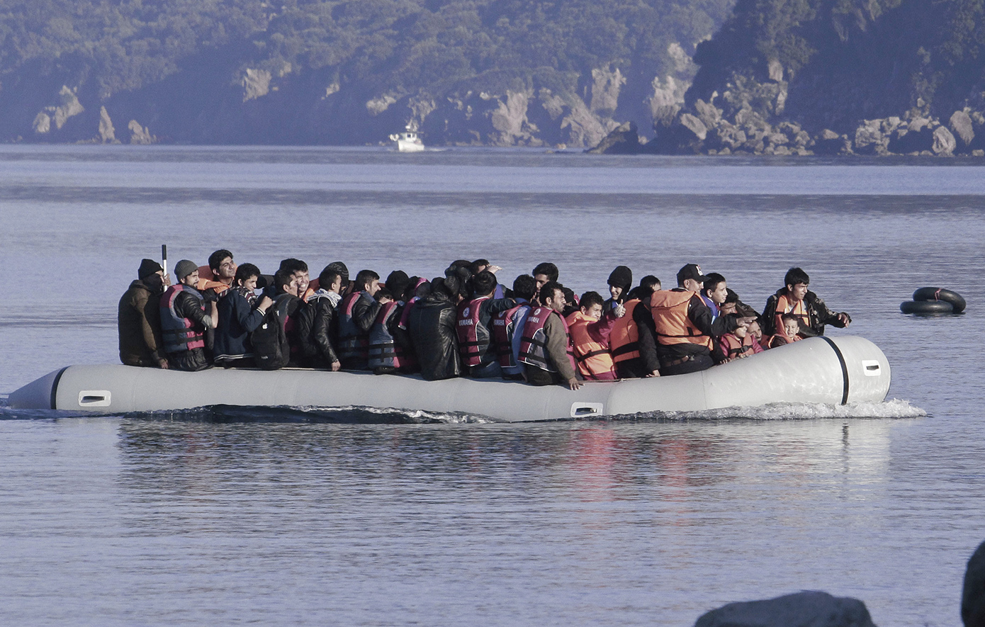 Ηράκλειο: Διάσωση 35 μεταναστών στα νότια των Καλών Λιμένων