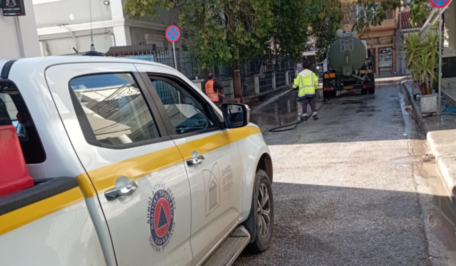 Ξεκινούν οι αποκαταστάσεις των δημοσίων υποδομών στο Δήμο Δυτ.Λέσβου