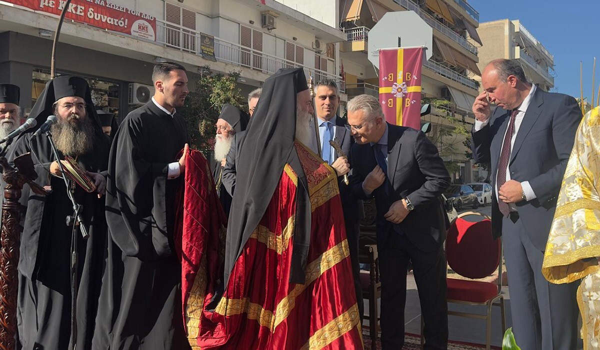 Περιφέρεια Πελοποννήσου: Ο Δ. Πτωχός στην ενθρόνιση του νέου Μητροπολίτη Κορίνθου