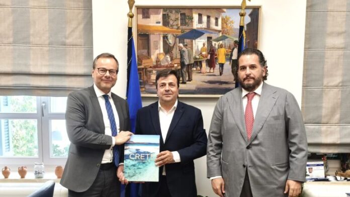 Επίσκεψη Γερμανού εμπορικού ακόλουθου στην Αντιπεριφέρεια Ηρακλείου