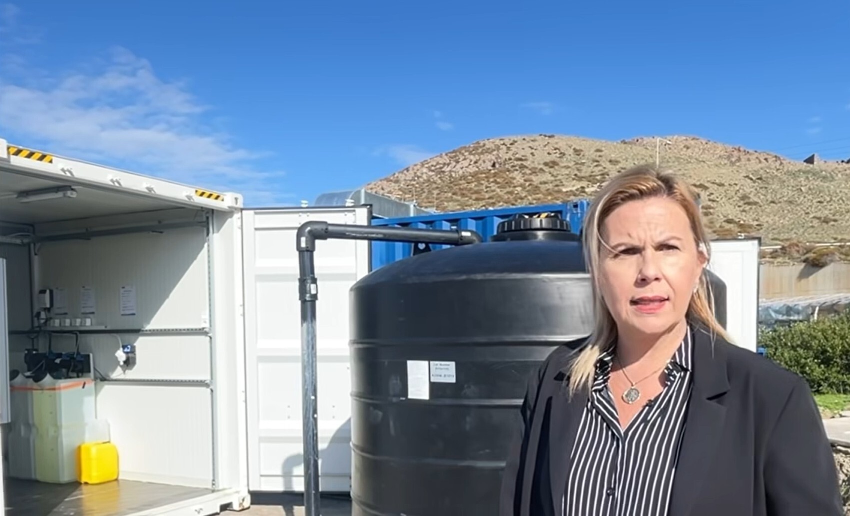 Δ.Λήμνου: Άρχισε η λειτουργία της μονάδας αφαλάτωσης στη Μύρινα