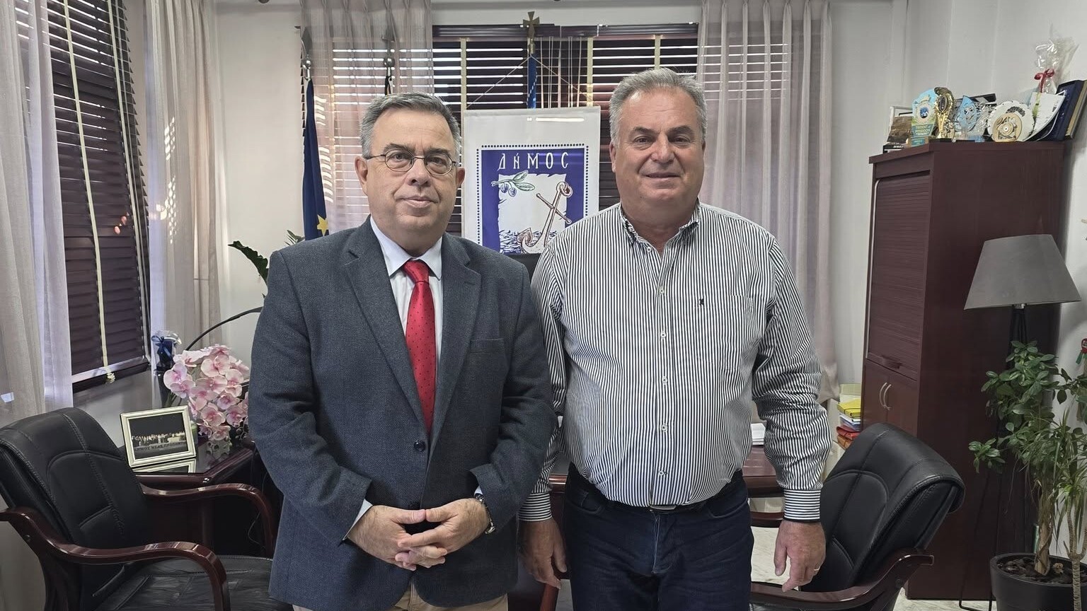 Σύσκεψη Γραμματέα Αποκεντρωμένης Μακεδονίας-Θράκης με τον Δήμαρχο Νέας Προποντίδας