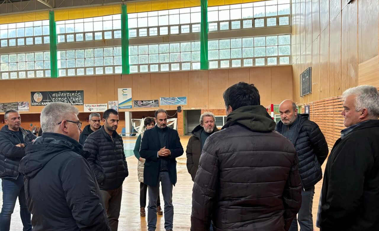Ο Φ. Σπανός επιθεώρησε εργασίες στην Ευρυτανία – Ολοκληρώνεται το Χιονοδρομικό Καρπενησίου