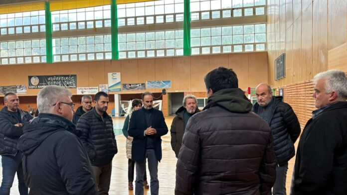 Ο Φ. Σπανός επιθεώρησε εργασίες στην Ευρυτανία – Ολοκληρώνεται το Χιονοδρομικό Καρπενησίου