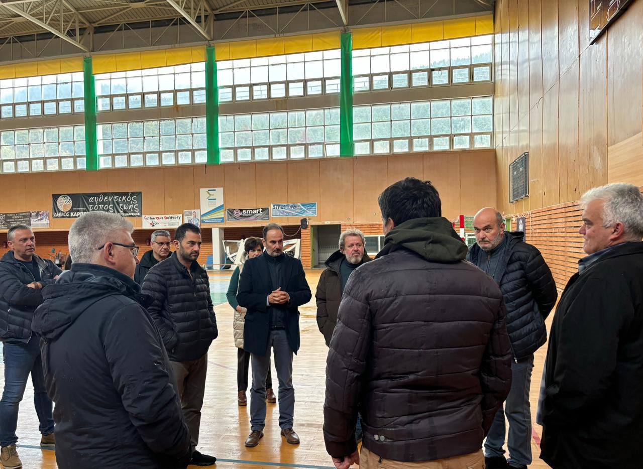 Ο Φ. Σπανός επιθεώρησε εργασίες στην Ευρυτανία – Ολοκληρώνεται το Χιονοδρομικό Καρπενησίου