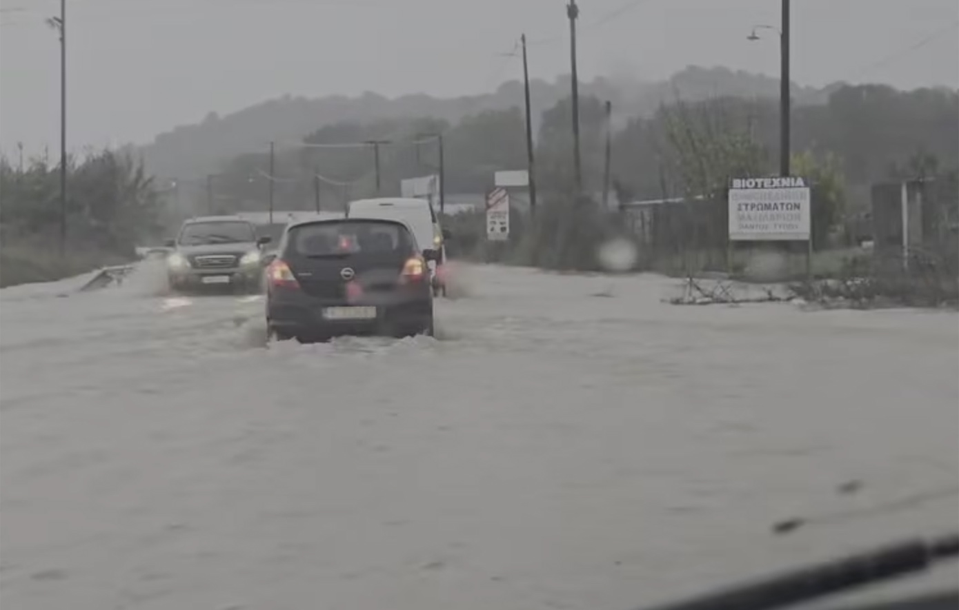 Κακοκαιρία πλήττει τη Δυτική Ελλάδα: Πλημμύρες σε Ηγουμενίτσα και Ιωάννινα – Δείτε το βίντεο
