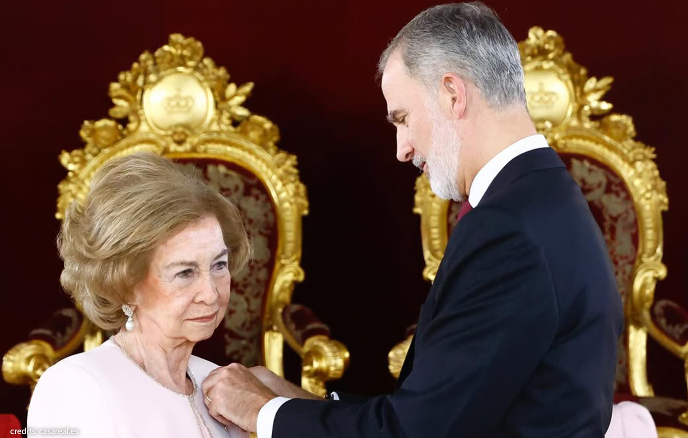 Βασίλισσα Σοφία: Τιμήθηκε με την ανώτατη διάκριση του Τάγματος του Χρυσόμαλλου Δέρατος