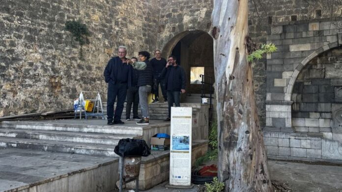 Προχωρά η ανακατασκευή της πύλης Αγίου Γεωργίου στο Δ. Ηρακλείου