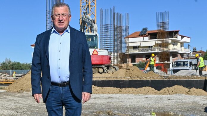 Επίσκεψη Δημάρχου στο υπό κατασκευή Μουσικό Σχολείο Κατερίνης