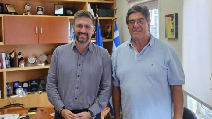 Συνάντηση Δημάρχου Μαλεβιζίου με τον Καθηγητή Ν. Παπαδάκη