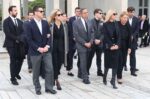 Οικογένεια και φίλοι είπαν το τελευταίο αντίο στον Πάνο Μαρινόπουλο στο Α’ Νεκροταφείο Αθηνών – Δείτε εικόνες