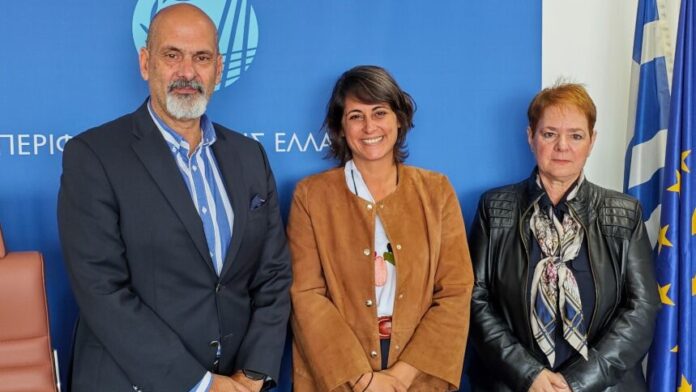 Συνάντηση Χ. Μπονάνου με τη Διευθύντρια του Γαλλικού Ινστιτούτου Ελλάδας στην Περιφέρεια Δυτικής Ελλάδας