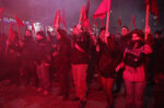 Ολοκληρώθηκε η πορεία για την 52η μνημειώδη επέτειο του Πολυτεχνείου στη Θεσσαλονίκη