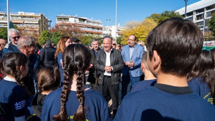 Περιφέρεια Αττικής εγκαινιάστηκε το ανακαινισμένο πάρκο Αλκμήνης από τον Δ. Θεσσαλονίκης