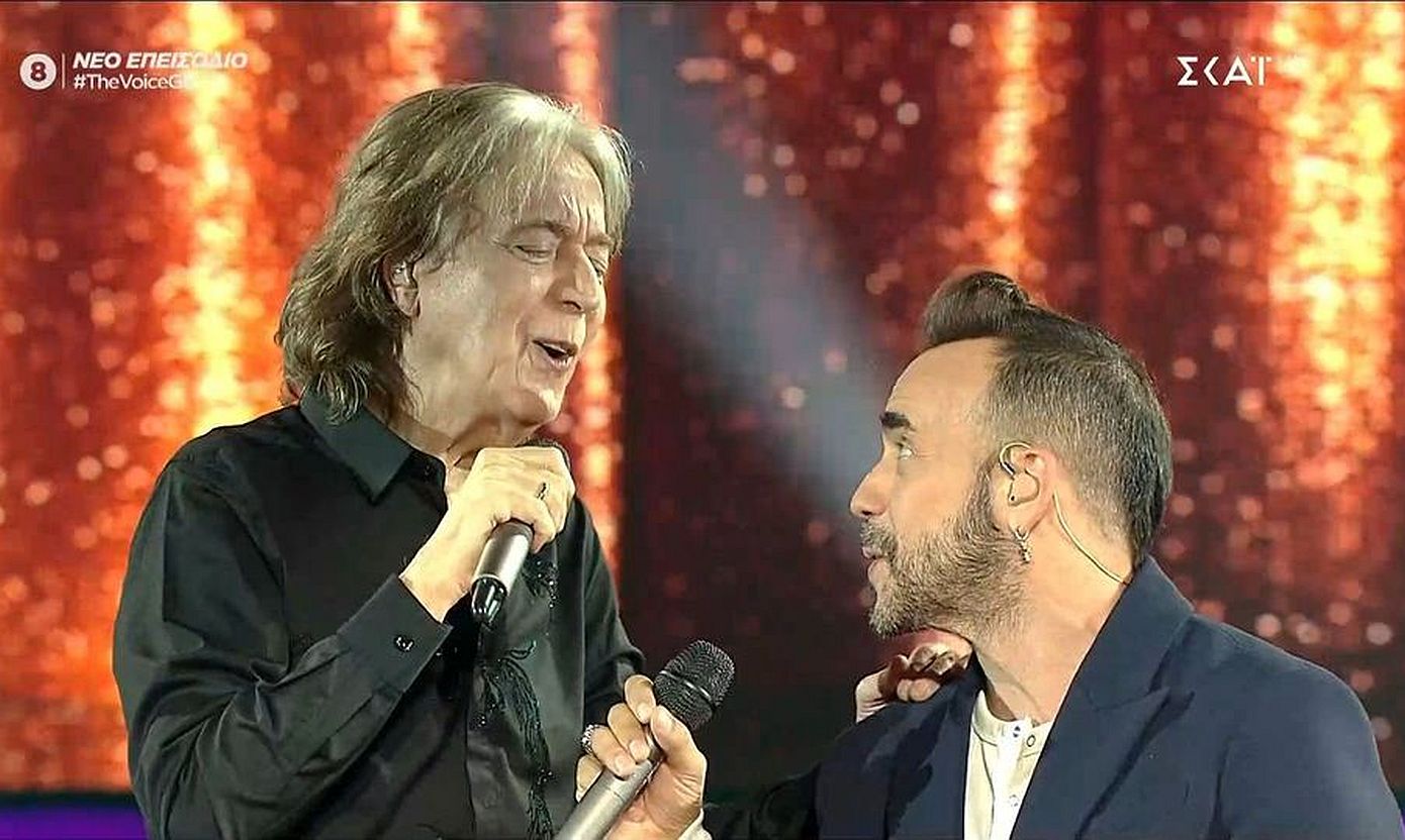 The Voice: Ένα ανεπανάληπτο ντουέτο στη σκηνή – Πάνος Μουζουράκης και Κώστας Τουρνάς
