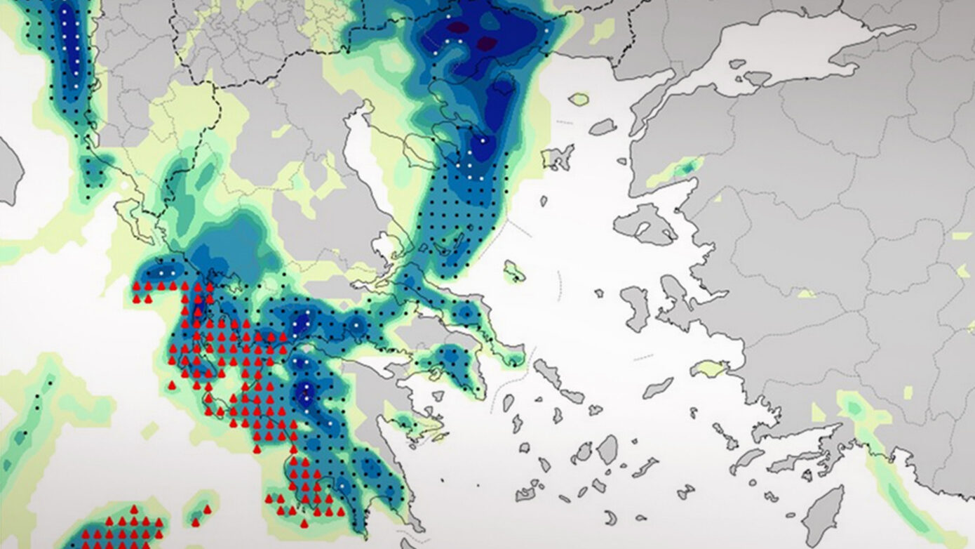 Ποιες περιοχές της χώρας θα χτυπήσει η κακοκαιρία «ADEL» τις επόμενες ώρες – Προειδοποίηση για χαλάζι σε μεγάλο μέγεθος