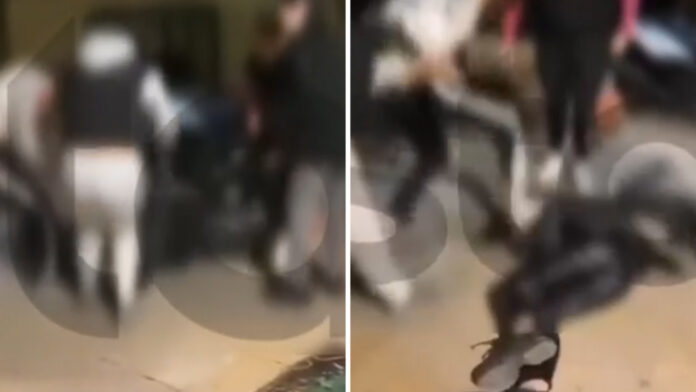 Σοκαριστικό βίντεο: Τέσσερις έφηβες επιτίθενται αλύπητα σε συνομήλική τους – Κλωτσιές στο κεφάλι