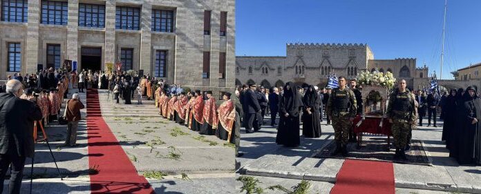 Η Ρόδος γιόρτασε με μεγαλοπρέπεια τον Πολιούχο Νεομάρτυρα Κωνσταντίνο Υδραίο