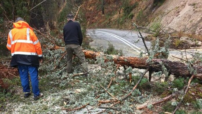 Σκηνές καταστροφής στον Δήμο Βελβεντού λόγω κακοκαιρίας
