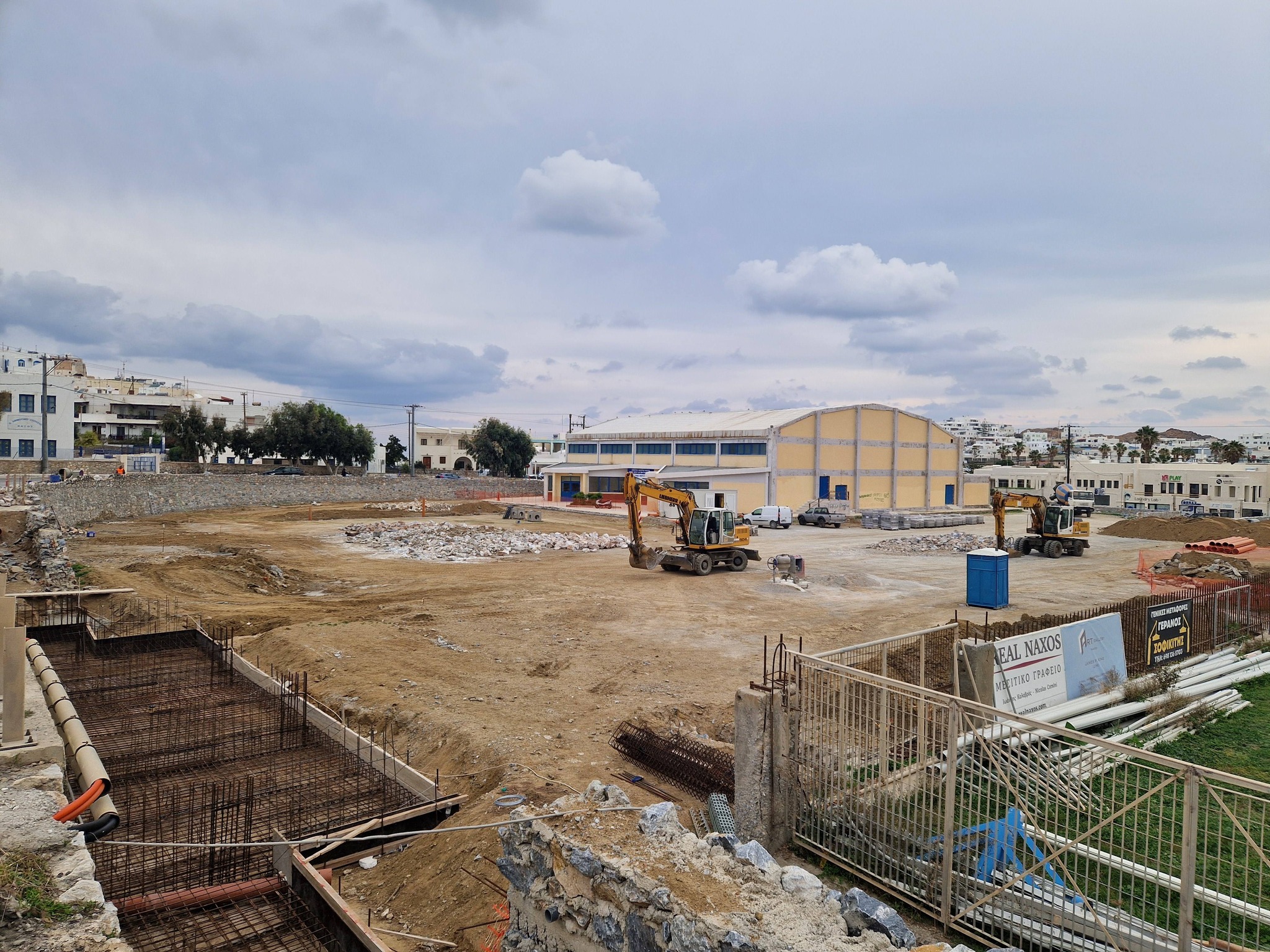 Σημαντικά έργα υποδομής σε πλήρη ανάπτυξη στη Νάξο