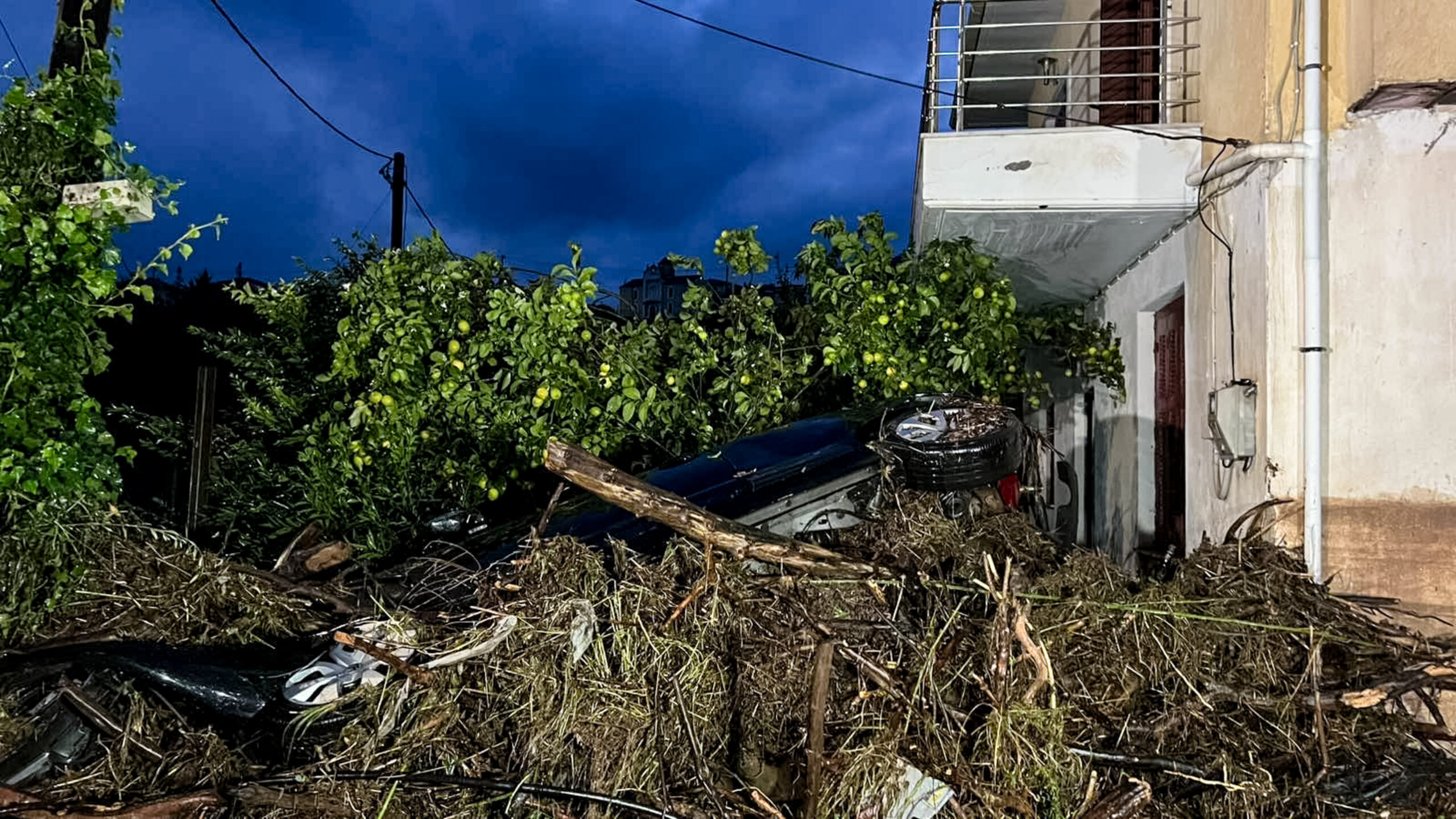 Υποχωρούν τα καιρικά φαινόμενα στη Λακωνία – Αρχίζει η απογραφή των ζημιών