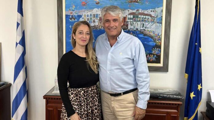Σύσκεψη της Αντιδημάρχου Τουρισμού Αμοργού με τον Γ.Γ. του ΕΟΤ