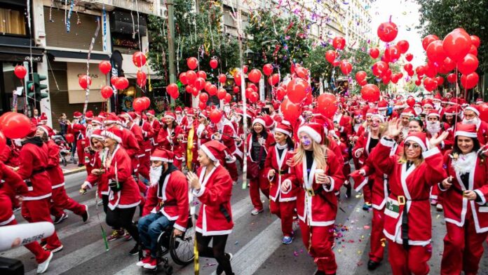 Δήμος Αθηναίων: Εγγραφές άνοιξαν για το “Athens Santa Run 2025”