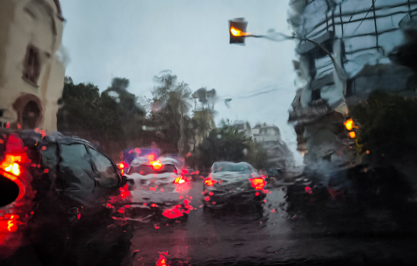 Κλειστή η Πειραιώς προς Πειραιά εξαιτίας της κακοκαιρίας