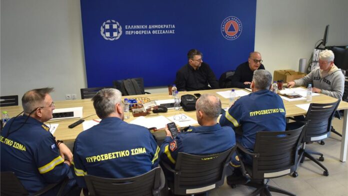 Άσκηση Πολιτικής Προστασίας για πλημμυρικά φαινόμενα στην Περιφέρεια Θεσσαλίας