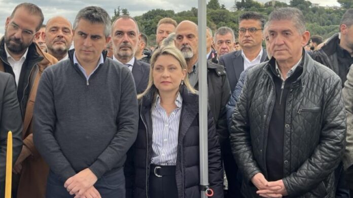 Ο Δήμαρχος Ανδραβίδας-Κυλλήνης παρών στην τελετή εγκαινίων του νέου τμήματος της Ε.Ο. Πατρών-Πύργου