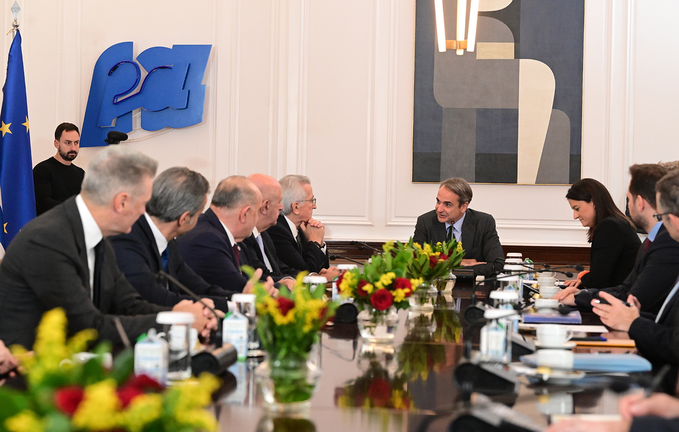 Μητσοτάκης σε κοινωνικούς εταίρους για συλλογικές συμβάσεις εργασίας: Θετική εξέλιξη σε μια εποχή έντασης και τοξικότητας