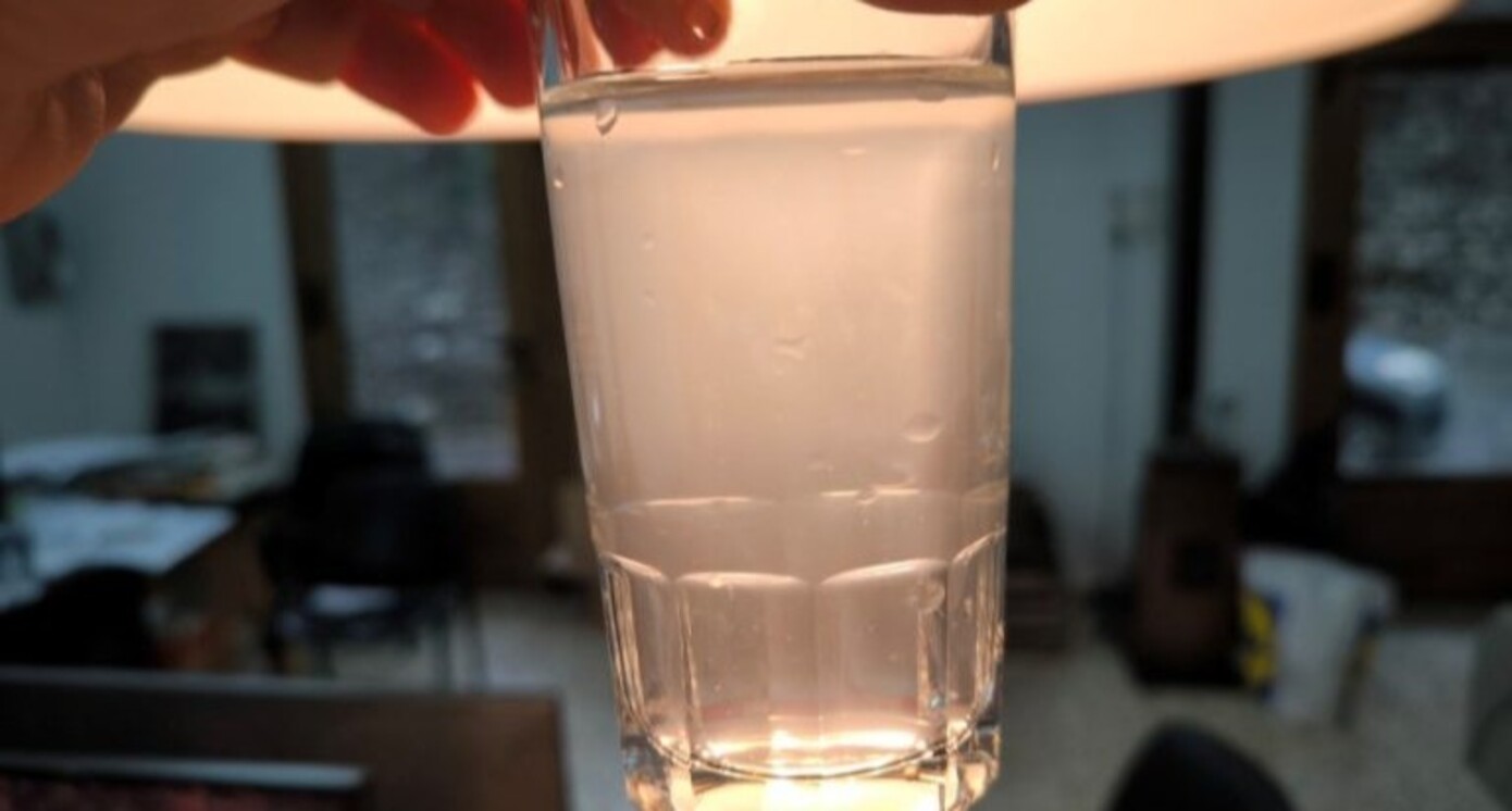 Θολό νερό από βροχοπτώσεις και αγωγό σε Πορταριά και βόρειο Βόλο