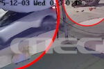 Καρέ καρέ η σύγκρουση και εγκατάλειψη μοτοσικλετιστή από ΙΧ που αγνόησε το STOP στο Φάληρο