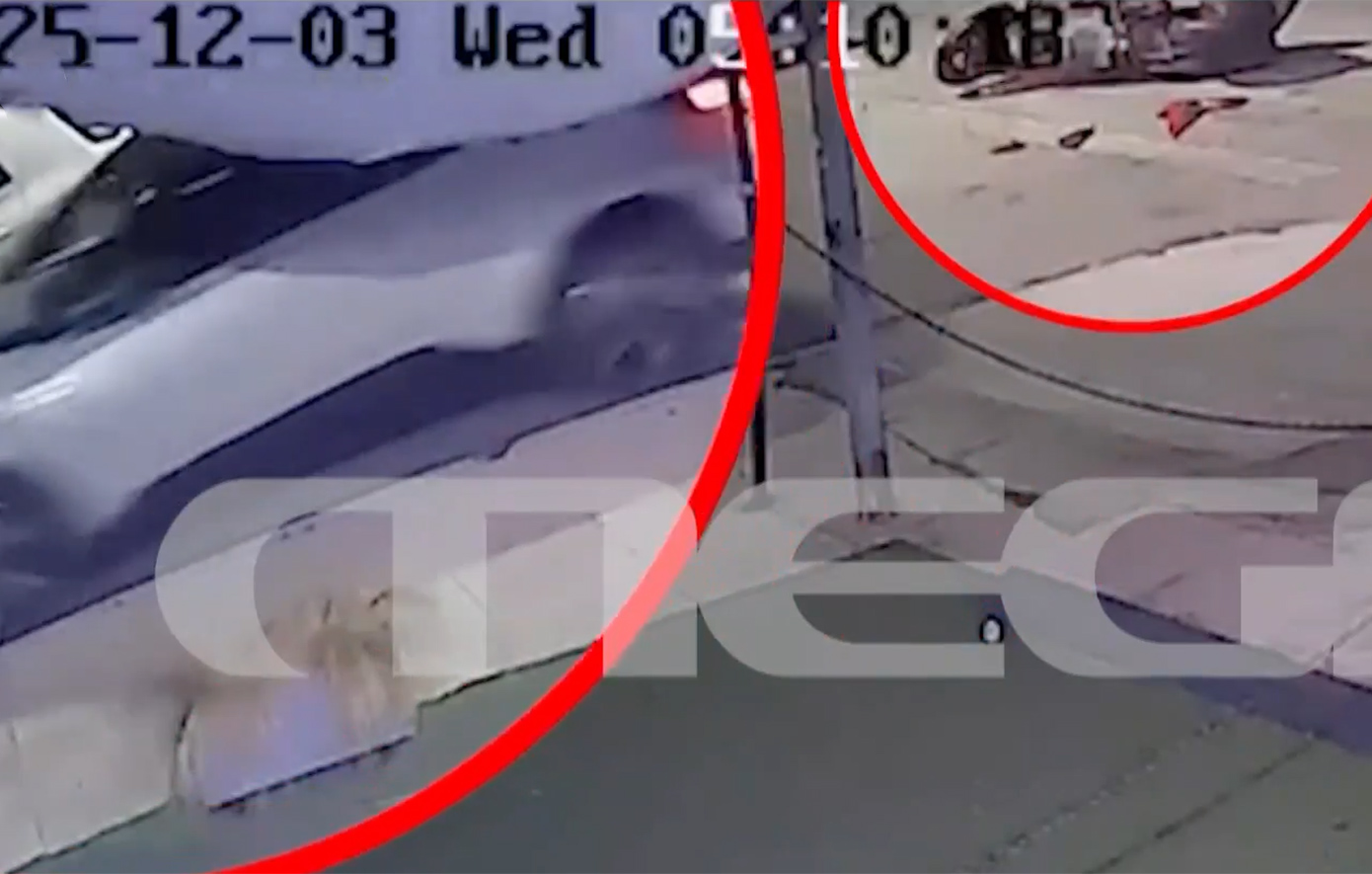 Καρέ καρέ η σύγκρουση και εγκατάλειψη μοτοσικλετιστή από ΙΧ που αγνόησε το STOP στο Φάληρο