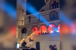 Street party ηλεκτρονικής μουσικής μετατράπηκε σε «εκκλησιαστικό rave» με τον DJ να παίζει στο πλατύσκαλο ιερού ναού