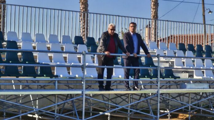 Η ανακαίνιση των κερκίδων στο Γήπεδο Βάρδας ολοκληρώθηκε