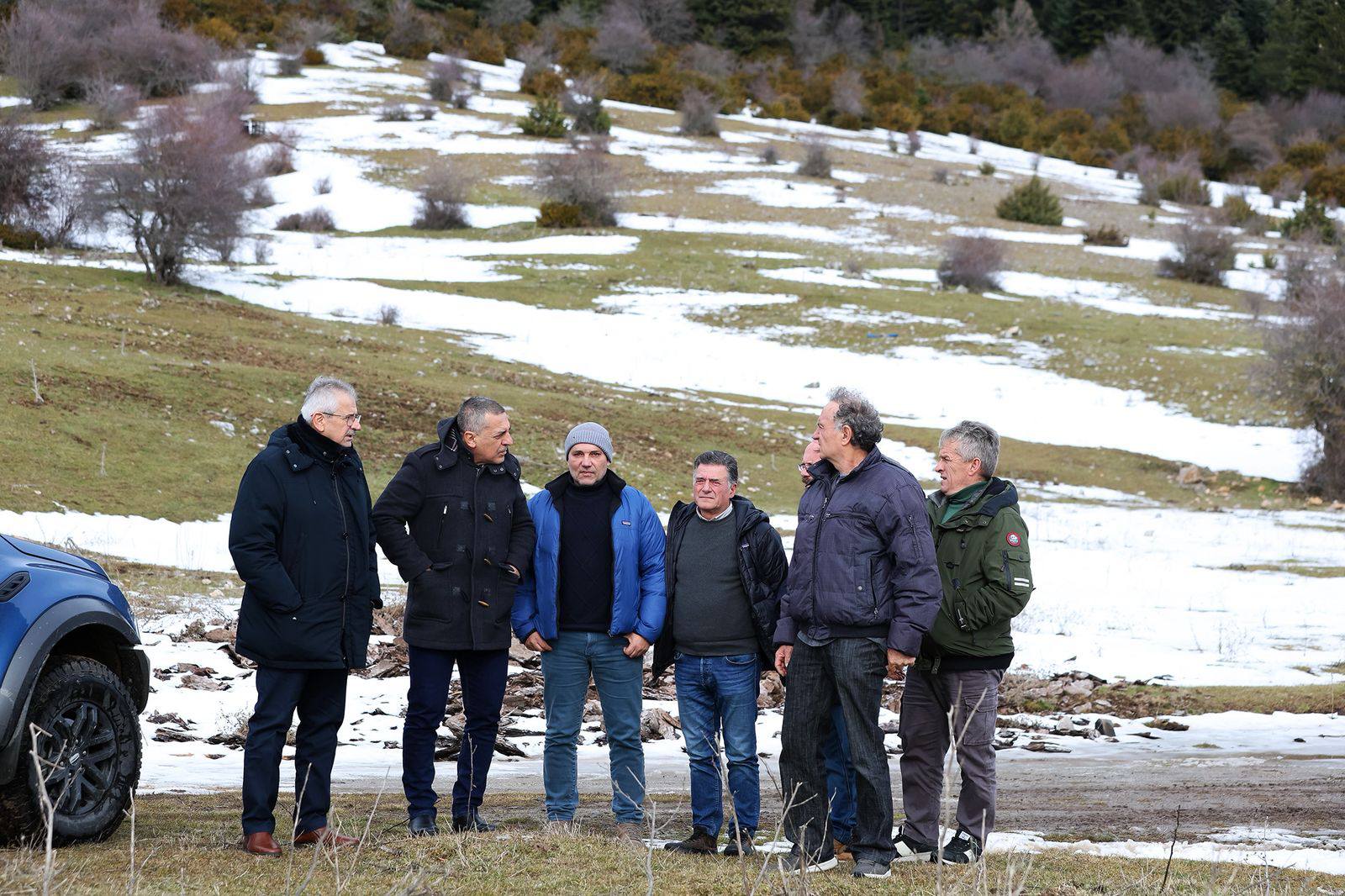 Ο Δ. Κουρέτας στην Καρυά Ολύμπου: Η ευλογιά δεν έφτασε εδώ…