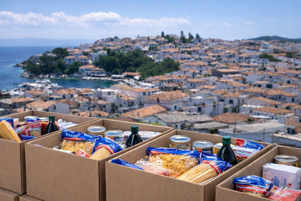 Συμμετοχή Δ. Σκιάθου στο πρόγραμμα διατροφικής βοήθειας της Ένωσης Ελλήνων Εφοπλιστών