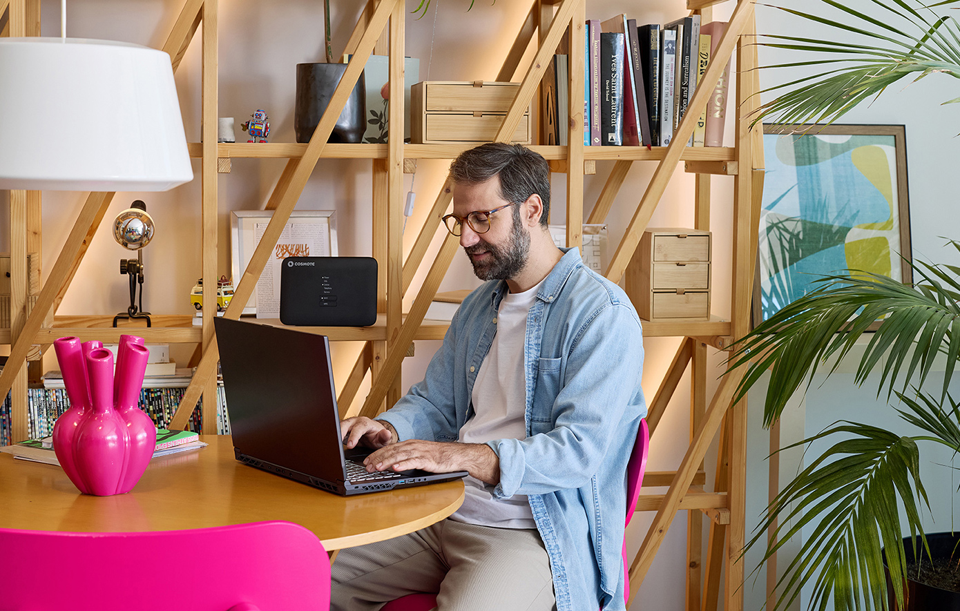 COSMOTE TELEKOM: Απόλυτη εμπειρία internet στο κορυφαίο δίκτυο οπτικών ινών της χώρας