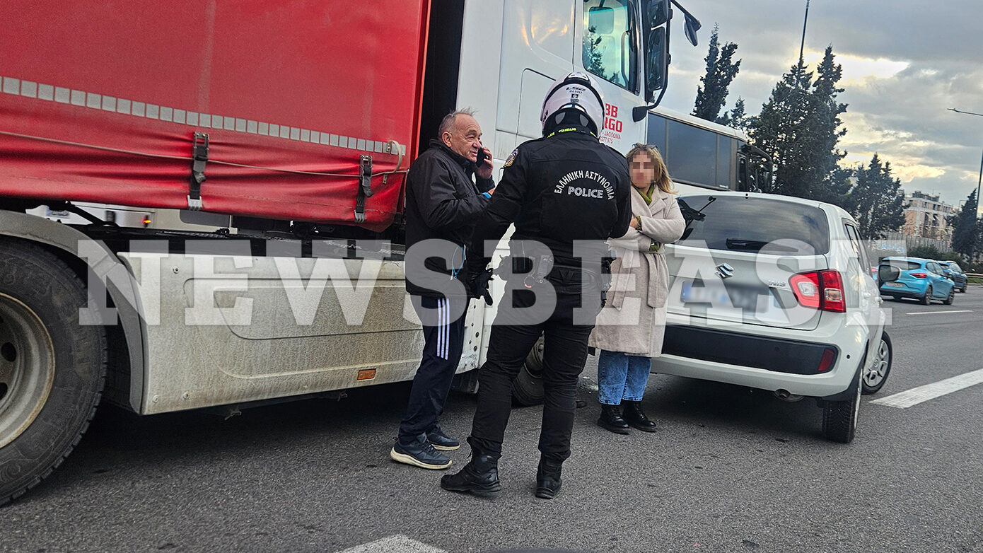 Τροχαίο στην Αττική Οδό, μεγάλο μποτιλιάρισμα – Χάρτης με την κίνηση τώρα